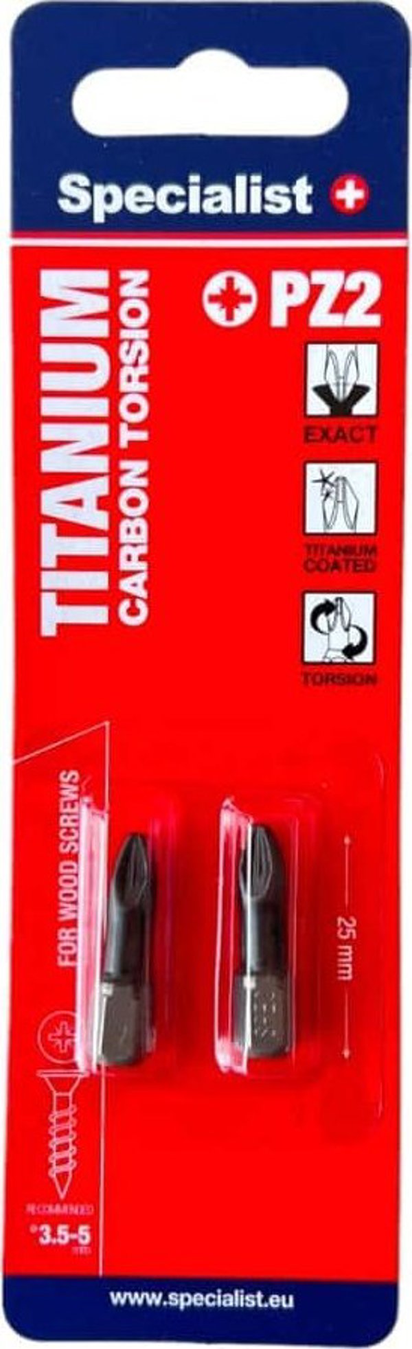 Ακροφύσιο TITAN CARBON PZ2, 25 mm, 2 τεμ. Specialist+ SPECIALIST+