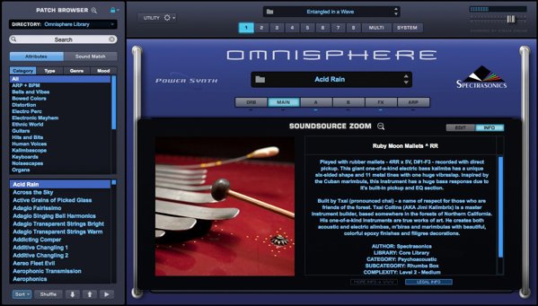 Spectrasonics - Αναβάθμιση στο OMNISPHERE 2