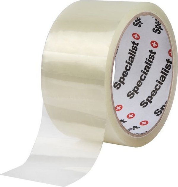 SPECIALIST+ διαφανής κολλητική ταινία, 48 mm x 45 m
