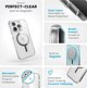 Speck Speck Presidio Perfect-Clear MagSafe - Θήκη iPhone 15 Pro (Διαφανές / Φινίρισμα Χρωμίου / Γαλήνιο Ασημί)