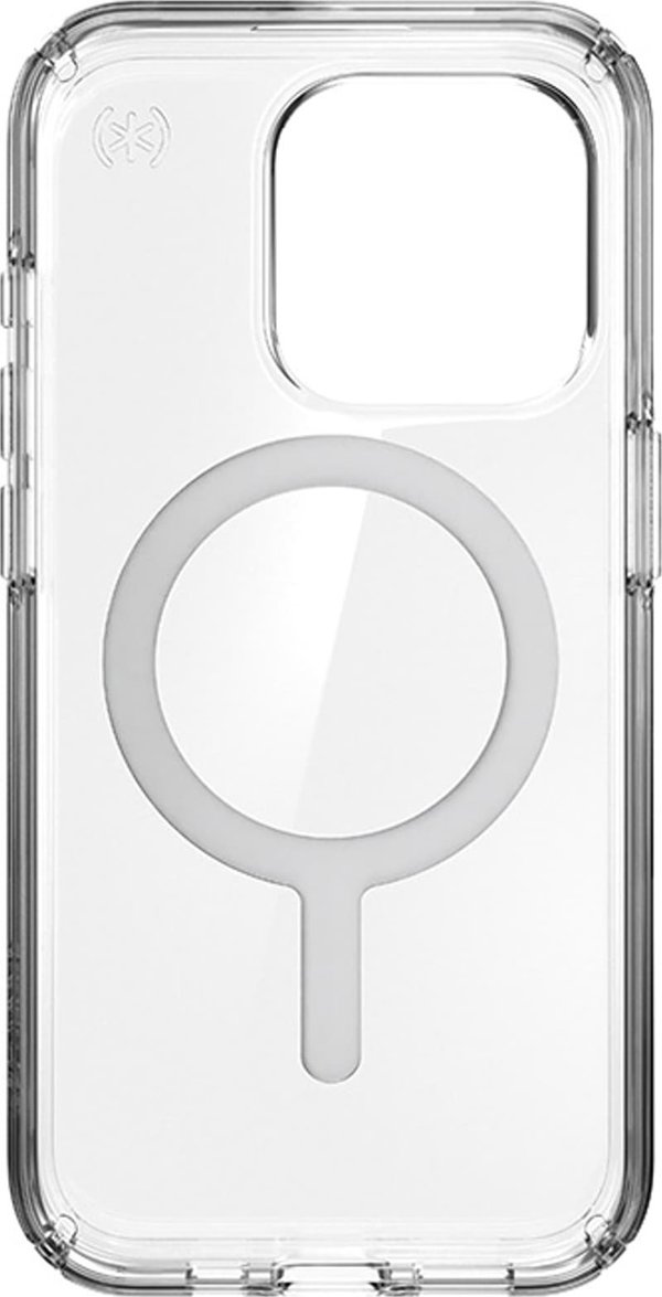 Speck Speck Presidio Perfect-Clear MagSafe - Θήκη iPhone 15 Pro (Διαφανές / Φινίρισμα Χρωμίου / Γαλήνιο Ασημί)