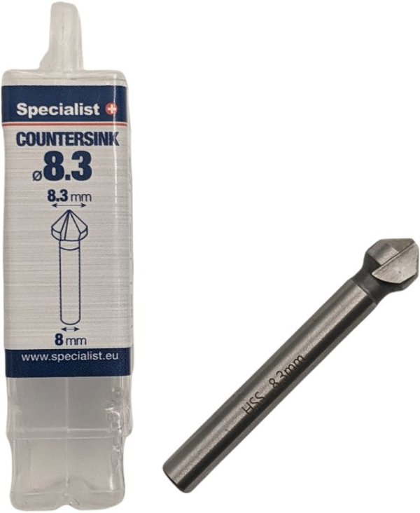 SPECIALIST+ φρεζάκι για μέταλλο HSS, 8.3 mm
