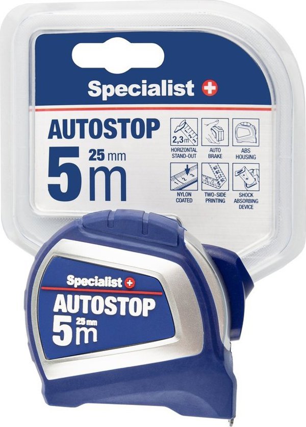 Specialist+ SPECIALIST+ ρουλέτα AUTOSTOP 5 μ, 25 χιλ