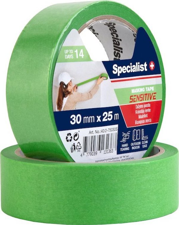 Ταινία βαφής SPECIALIST+ SENSITIVE, 30 mm x 25 m