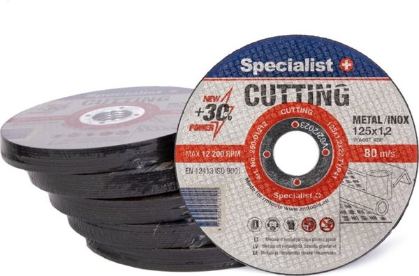 Δίσκος κοπής μετάλλων SPECIALIST+ CUTTING, 125x1.2x22 mm