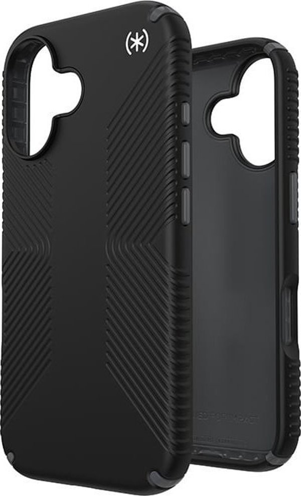 Speck Speck Presidio2 Grip - Θήκη iPhone 16 (Black / Slate Grey / White)
