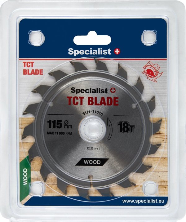 Δίσκος κοπής Specialist+ SPECIALIST+, 115x18Tx22 mm