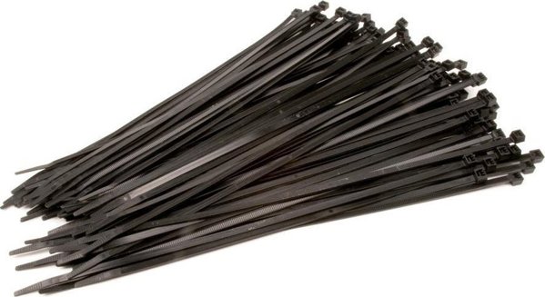 Specialist+ SPECIALIST+ νάιλον λουράκι, μαύρο, 2.5x160 mm, 100 τεμ.