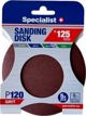 Specialist+ SPECIALIST+ γυαλόχαρτο P120, 125 mm, 5 τεμ.