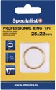 Δακτύλιος μείωσης SPECIALIST+ PRO, 25.4x22.2x2 mm