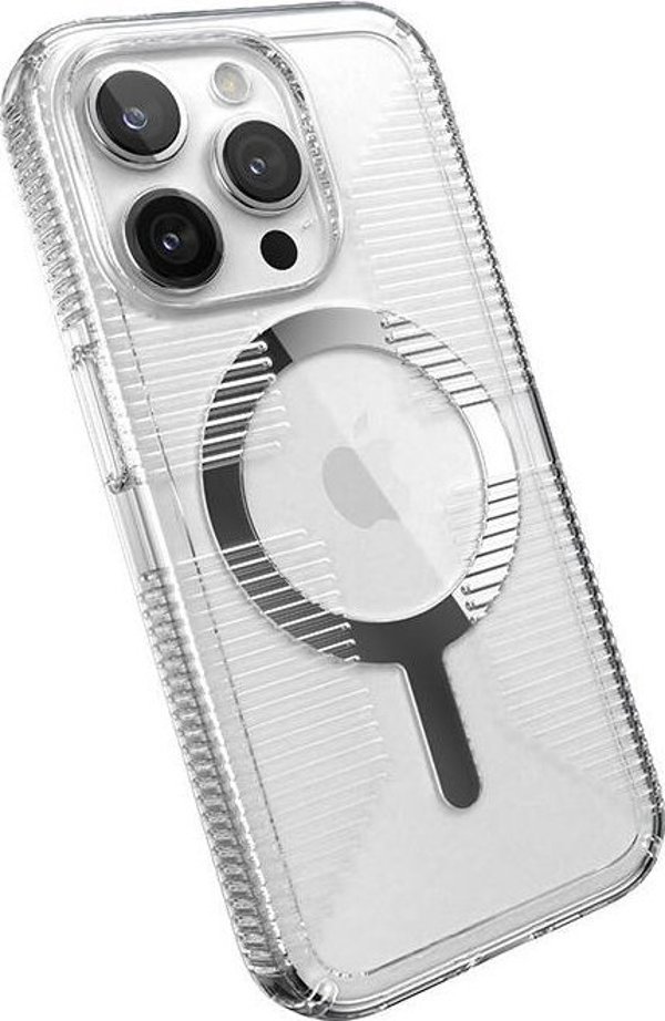 Speck Speck Gemshell Grip + MagSafe - Θήκη για iPhone 15 Pro (Διαφανές / Φινίρισμα Χρωμίου)