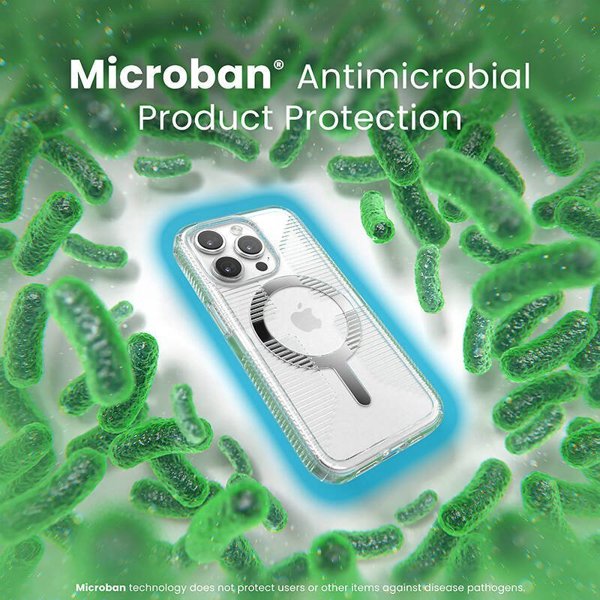 Speck Speck Gemshell Grip + MagSafe - Θήκη για iPhone 15 Pro (Διαφανές / Φινίρισμα Χρωμίου)
