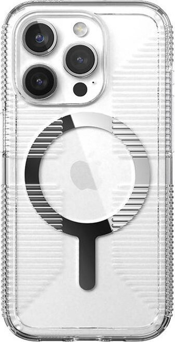 Speck Speck Gemshell Grip + MagSafe - Θήκη για iPhone 15 Pro (Διαφανές / Φινίρισμα Χρωμίου)