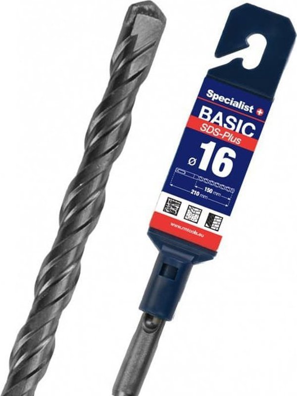 SPECIALIST+ SDS+ τρυπάνι BASIC, 16 x 150/210 mm
