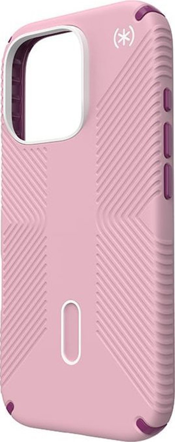 Θήκη Speck Speck Presidio2 Grip ClickLock & MagSafe - iPhone 16 Pro (Wednesday Pink / Boysenberry Purple / White)