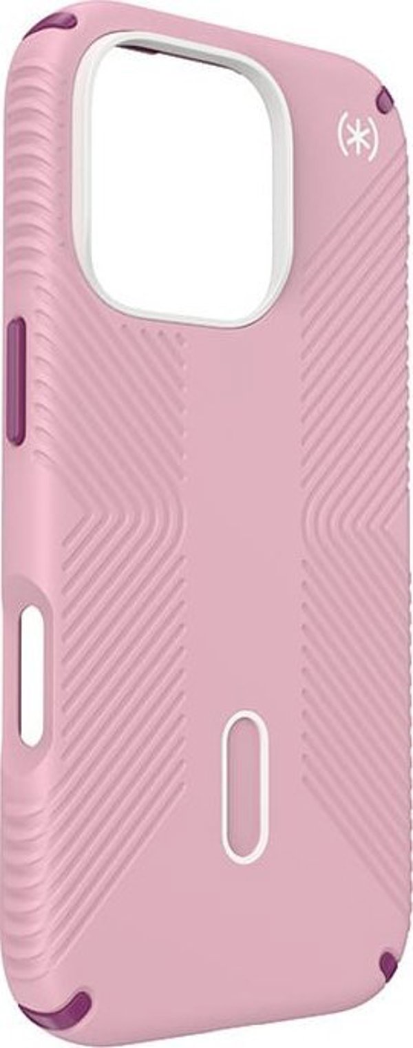 Θήκη Speck Speck Presidio2 Grip ClickLock & MagSafe - iPhone 16 Pro (Wednesday Pink / Boysenberry Purple / White)