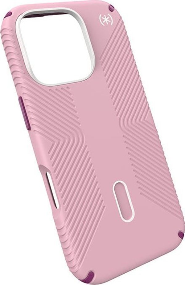Θήκη Speck Speck Presidio2 Grip ClickLock & MagSafe - iPhone 16 Pro (Wednesday Pink / Boysenberry Purple / White)