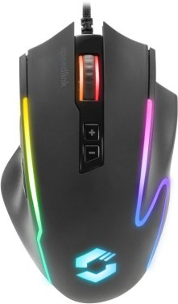 Speedlink Gaming Maus DECUS. 12800 DPI. USB. gummiert. sw retail