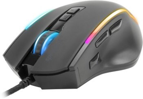 Speedlink Gaming Maus DECUS. 12800 DPI. USB. gummiert. sw retail