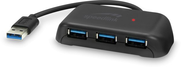 Speedlink USB hub Snappy Evo 4-port (SL-140109-BK)