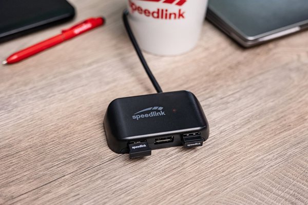 Speedlink USB hub Snappy Evo 4-port (SL-140109-BK)