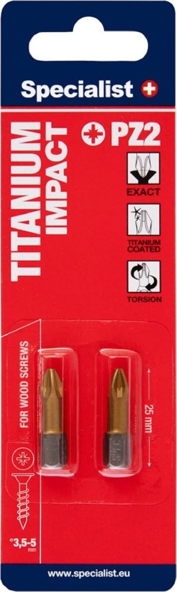 Specialist+ SPECIALIST+ tip PZ2 TITAN, 2 pcs.