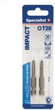 SPECIALIST+ μύτη TORX GRIP T20, 50mm, 2 τεμ.