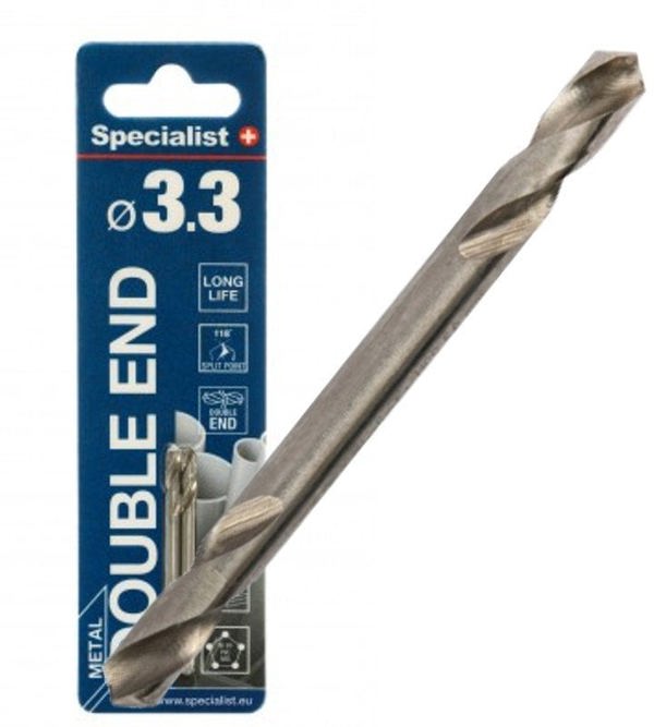 SPECIALIST+ τρυπάνι μετάλλου duplex HSS, 3.3mm, 2 τεμ.