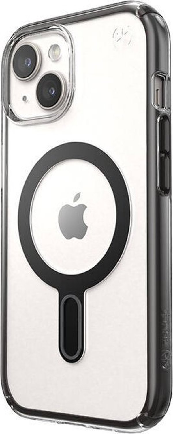 Θήκη Speck Presidio Perfect-Clear ClickLock&Magsafe - iPhone 15 διαφανές - μαύρο πλαίσιο