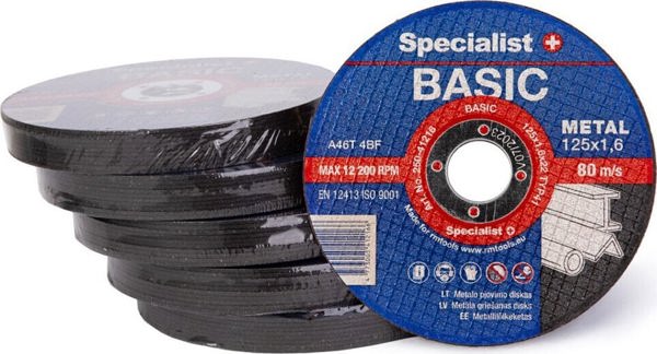 SPECIALIST+ μεταλλικός δίσκος pj. BASIC, 125x1.6x22 mm
