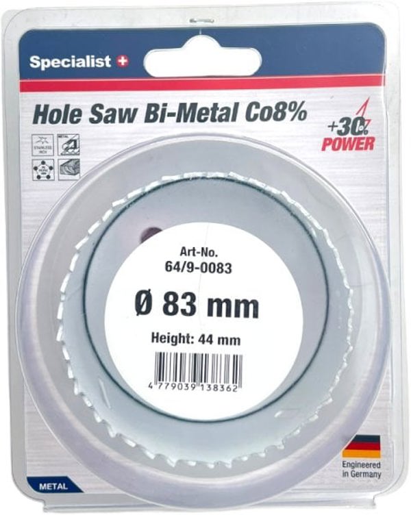 SPECIALIST+ κορώνα BI-METAL, 83 mm