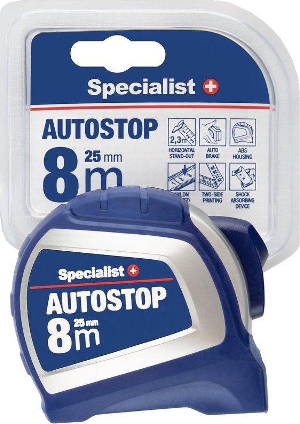 Specialist+ SPECIALIST+ ρουλέτα AUTOSTOP 8 μ, 25 χιλ