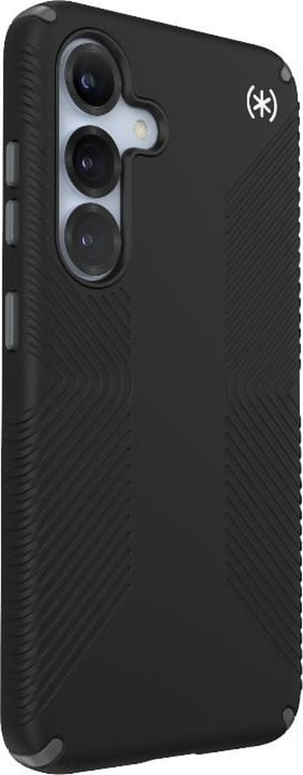 Speck Presidio2 Grip - Θήκη Samsung Galaxy S25 / S24 (Μαύρο/Σχιστό Γκρι/Λευκό)