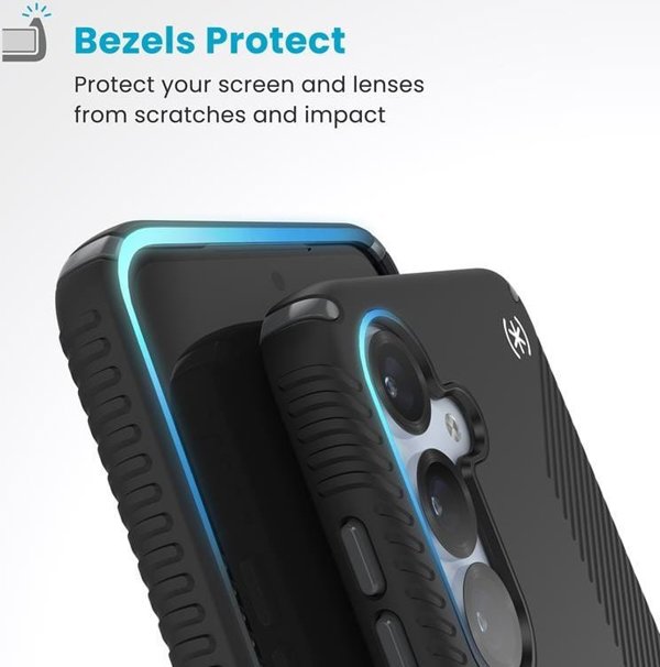 Speck Presidio2 Grip - Θήκη Samsung Galaxy S25 / S24 (Μαύρο/Σχιστό Γκρι/Λευκό)