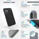 Speck Presidio2 Grip - Θήκη Samsung Galaxy S25 / S24 (Μαύρο/Σχιστό Γκρι/Λευκό)