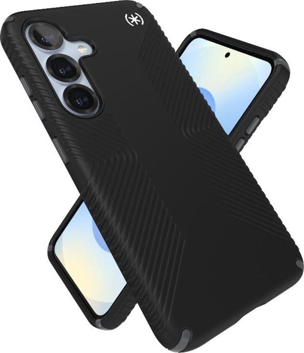 Speck Presidio2 Grip - Θήκη Samsung Galaxy S25 / S24 (Μαύρο/Σχιστό Γκρι/Λευκό)