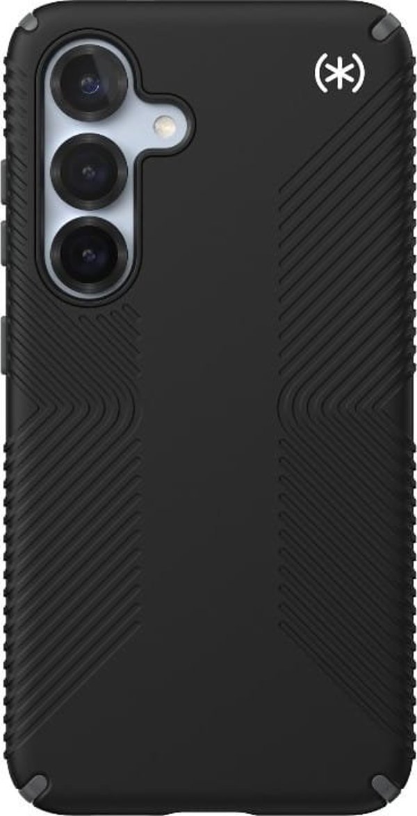 Speck Presidio2 Grip - Θήκη Samsung Galaxy S25 / S24 (Μαύρο/Σχιστό Γκρι/Λευκό)