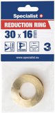 SPECIALIST+ δακτύλιος μείωσης, 30x16x1.2/1.5/2 mm, 3 τεμ.