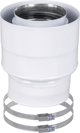SpiroFlex Προσαρμογέας AR 60/100-80/125 για Λέβητες ACV, Λευκό, 12207200