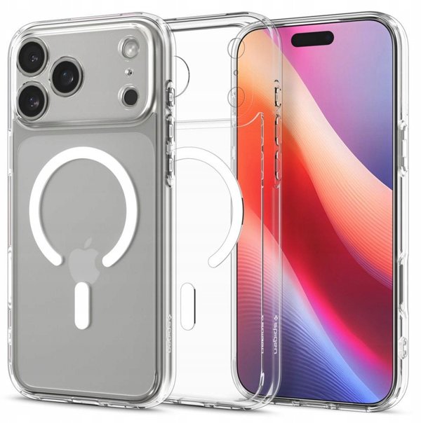 Spigen Θήκη Ultra Hybrid MagSafe για iPhone 17 Pro Max - Διάφανο / Λευκό