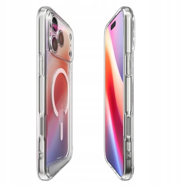 Spigen Θήκη Ultra Hybrid MagSafe για iPhone 17 Pro Max - Διάφανο / Λευκό