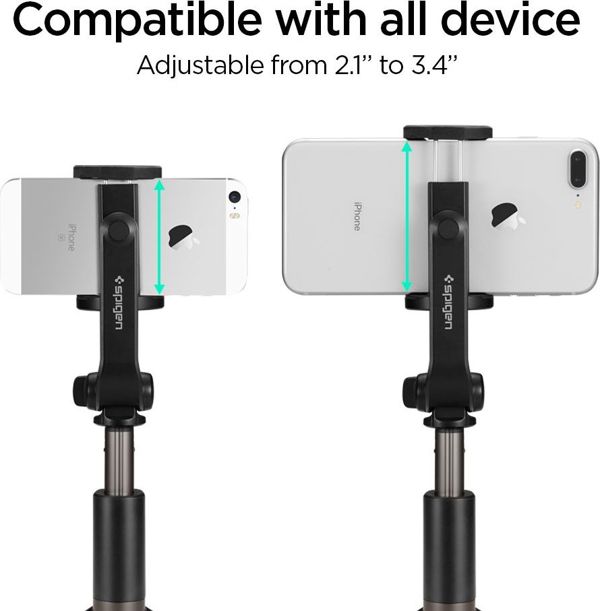 Selfie stick Spigen S540W Tripod Peach Ασύρματο Μαύρο