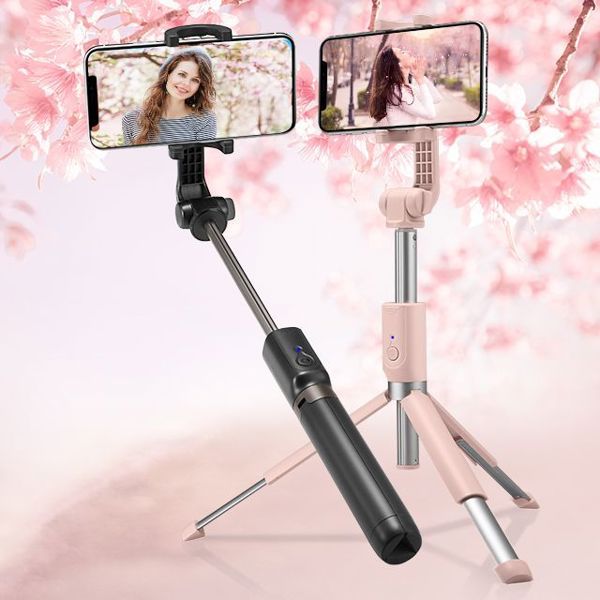 Selfie stick Spigen S540W Tripod Peach Ασύρματο Μαύρο