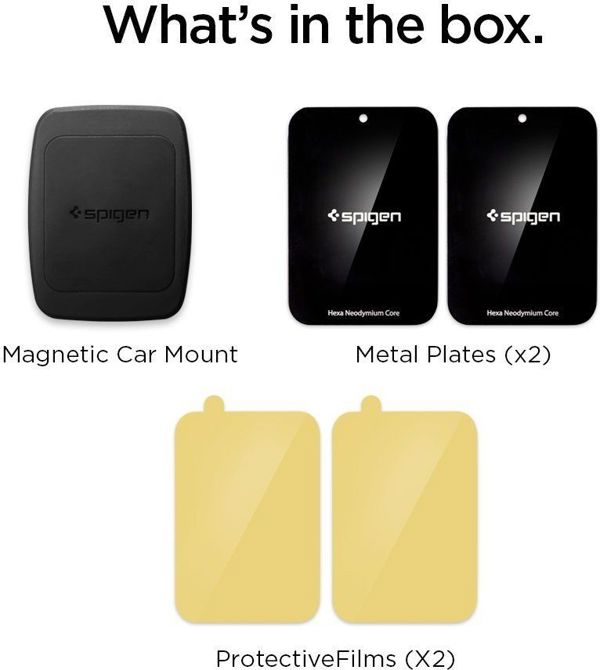 Car holder SPIGEN - H12 Magnetic with grille attachment 8809466643101