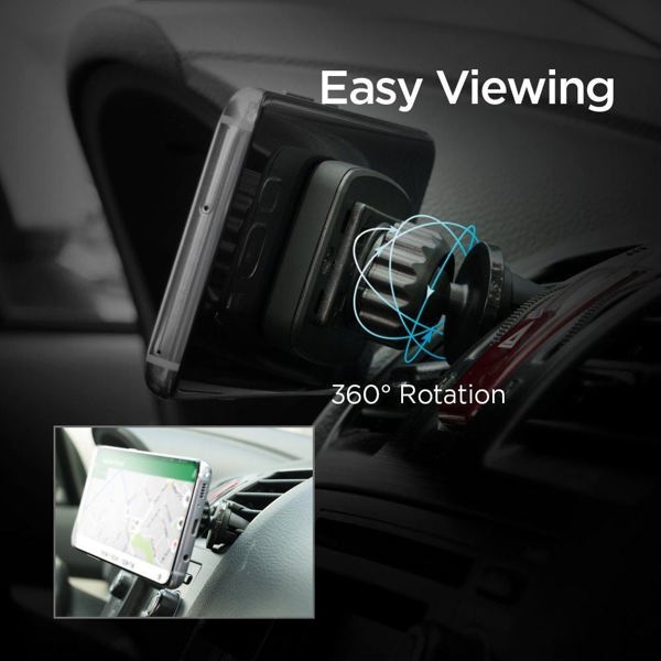 Car holder SPIGEN - H12 Magnetic with grille attachment 8809466643101