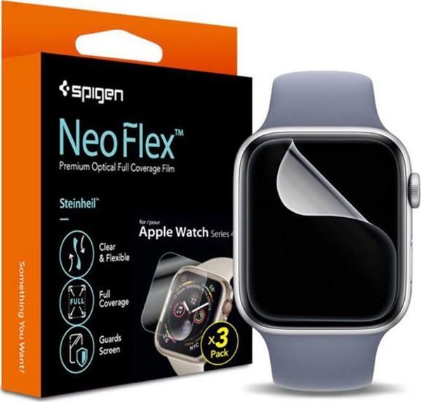 Spigen Προστατευτική μεμβράνη Spigen Neo Flex x3 για Apple Watch 4 (40mm) καθολική