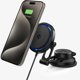 Spigen OneTap Pro 3 Cryomax MagSafe Car Wireless Charger (Dashboard), black