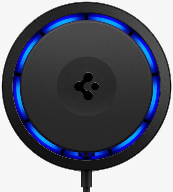 Spigen OneTap Pro 3 Cryomax MagSafe Car Wireless Charger (Dashboard), black