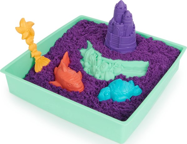Spin Master Σετ KINETIC SAND - Μωβ αμμοδόχος