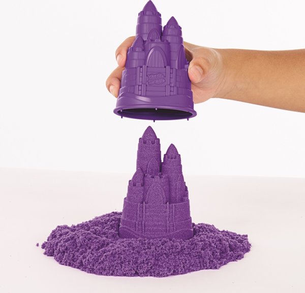 Spin Master Σετ KINETIC SAND - Μωβ αμμοδόχος